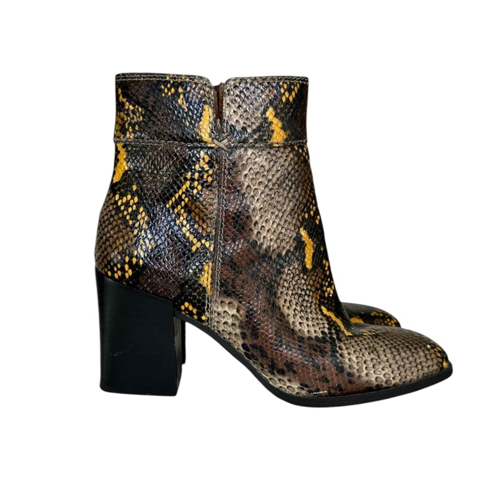 Franco Sarto Generous Python Booties Size 7.5 - image 4
